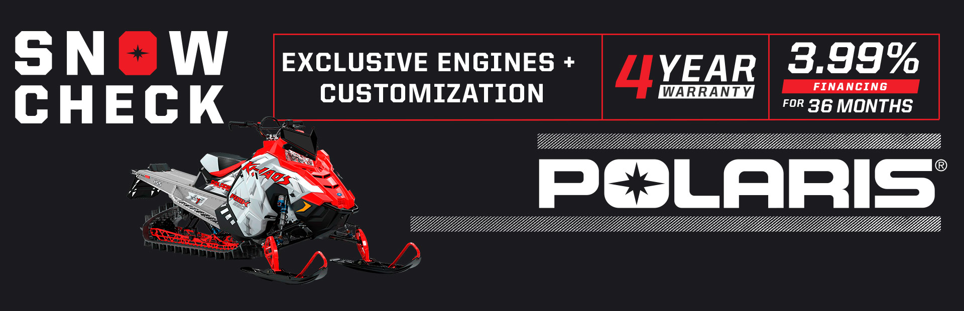 Polaris Industries: Snowcheck Exclusive Engines & Customization